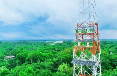 নিবিচ্ছিন্ন মোবাইল সংযোগ নিশ্চিত করতে প্রথম হাইব্রিড সোলার উইন্ড টাওয়ার স্থাপন