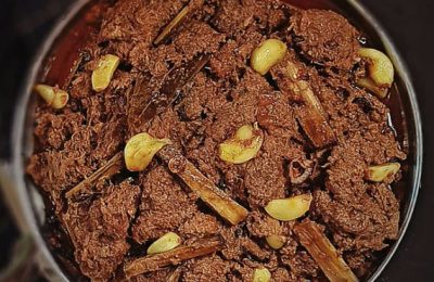 চুইঝাল দিয়ে গরুর ছ্যাঁচা মাংস